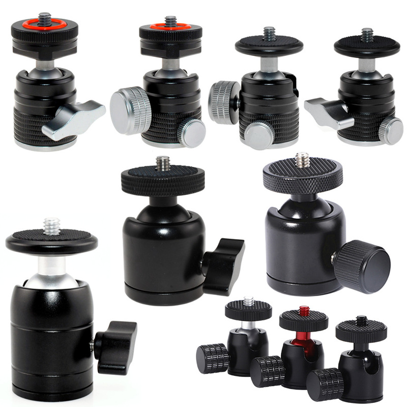 Factory direct supply spherical gimbal tripod live mobile phone stand SLR camera hot boots mini gimbal