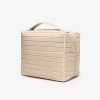 Square stripes-apricot [21.5*15*19cm]
