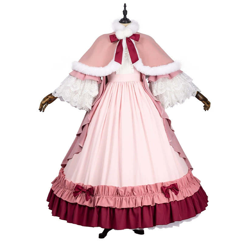 Готовый запас, платье Cos pink G5413 из коллекции Nado GOSICK Goth Loli Detective Casebook Викторика кукольное платье