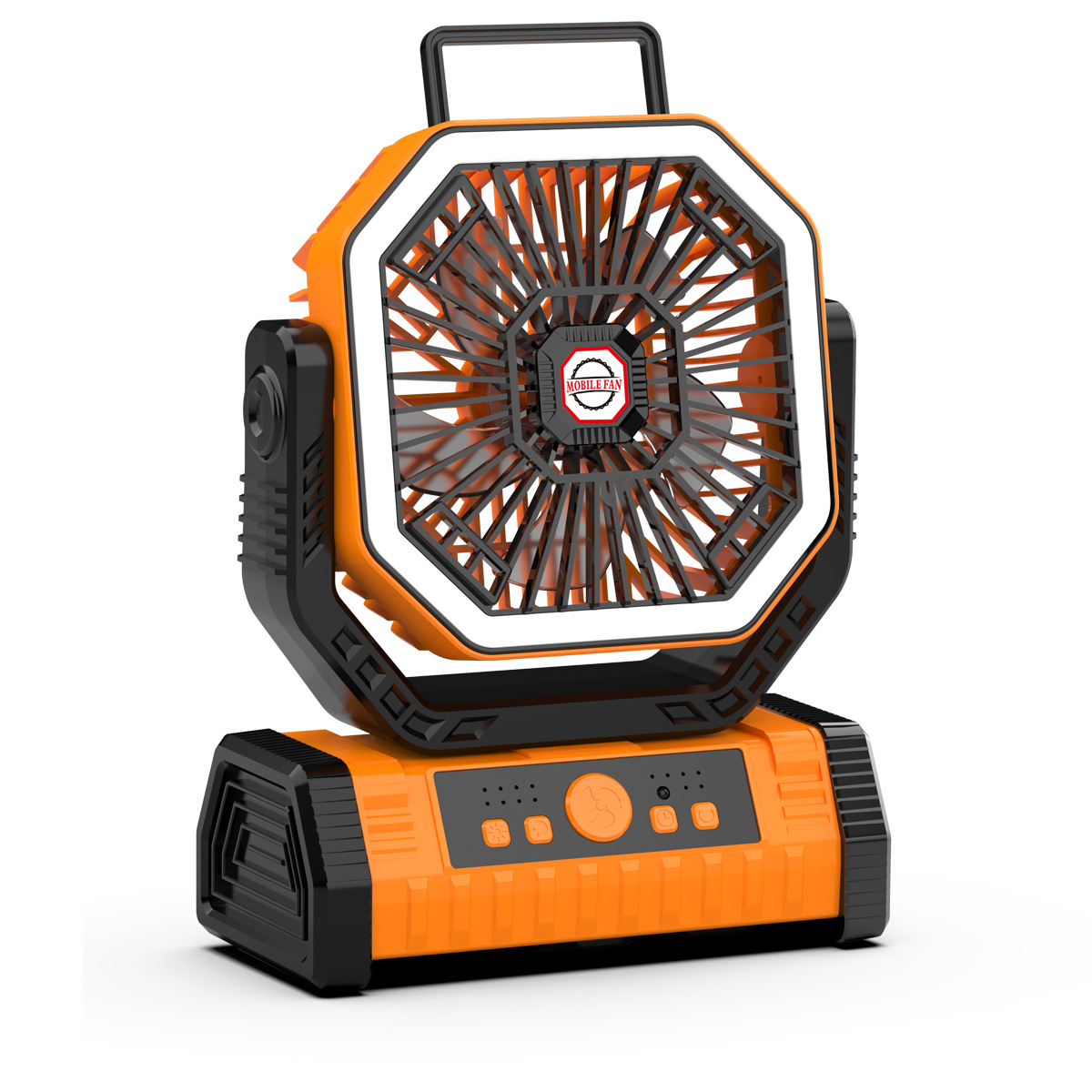 Transfronterizos para 2025 ventilador de pantalla recargable ventilador de camping ventilador portátil ventilador al aire libre