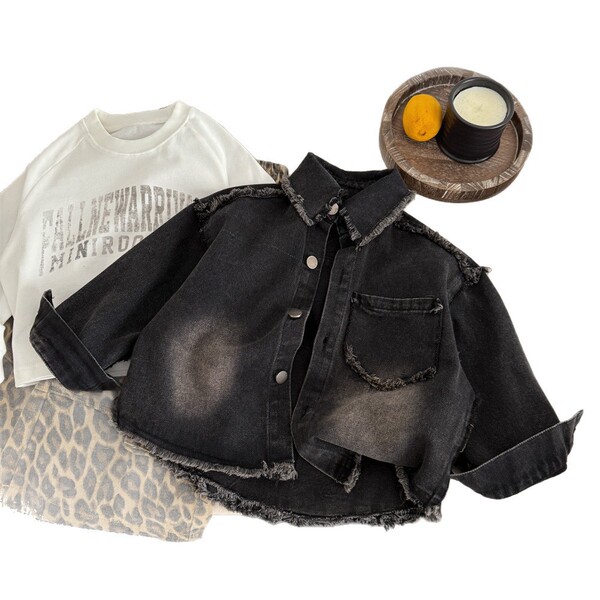 Autumn children's retro shirt for boys