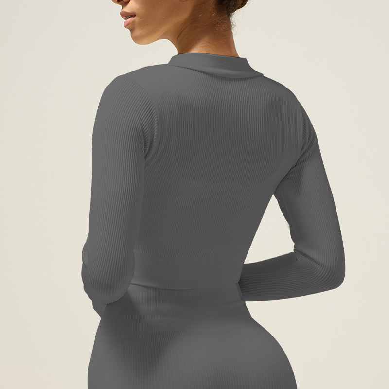 Gray [zipper long sleeves]