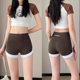 Safety Pants Anti-running Light No-hem Leggings Women's Summer Thin Outer Wear Solid Color Shark Pants Three-point Shorts for Summer