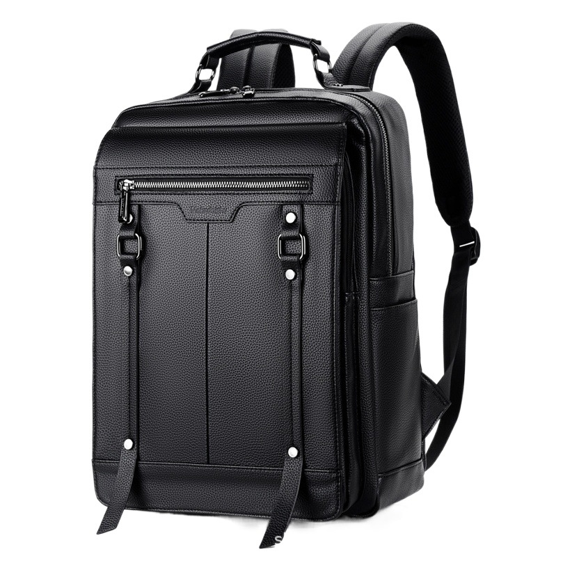 New Men's Backpack Large Capacity Korean-style Business Travel Computer Bag High-end Travel Leisure Schoolbag