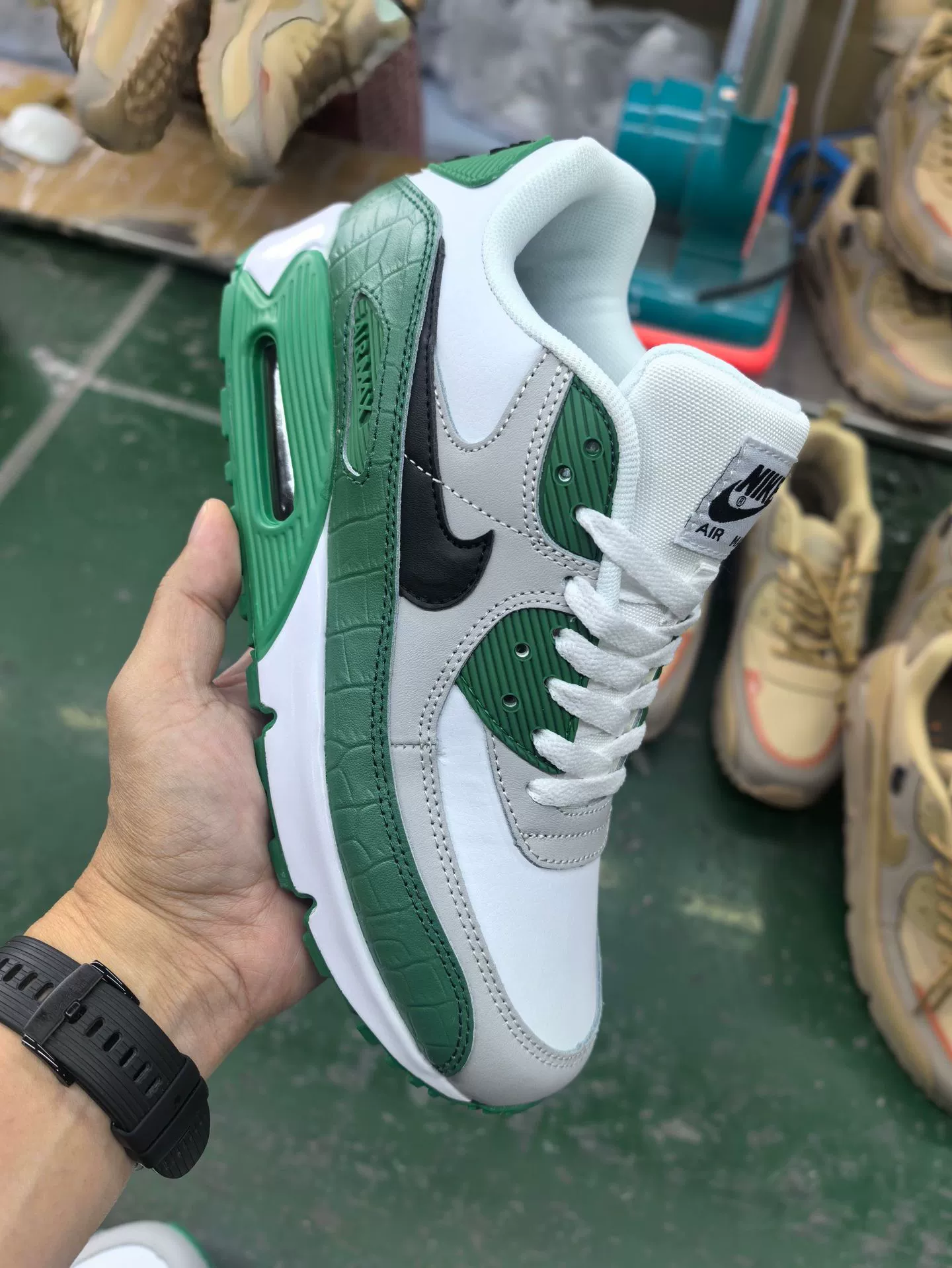 Кросс-граничная внешнеторговая Путянь обувь Air Max90 воздушная подушка сетчатые повседневные спортивные кроссовки европейский стиль высокий уровень спортивной обуви