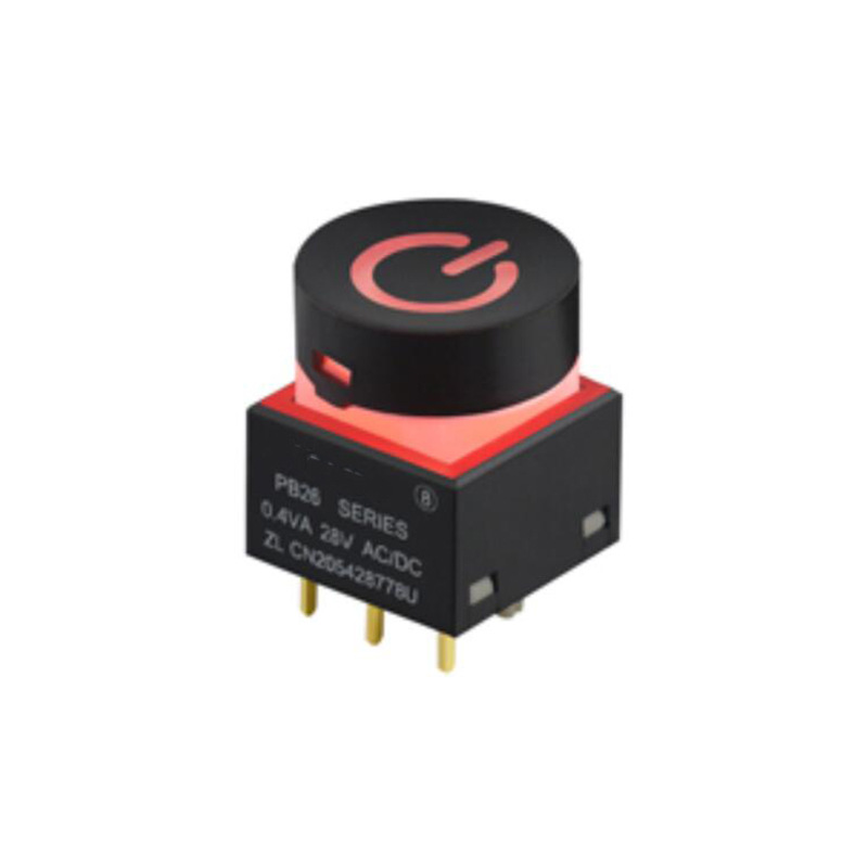 PB26系列矩阵控台按键开关 基座15X15可配15mm水晶帽 圆盖子带灯