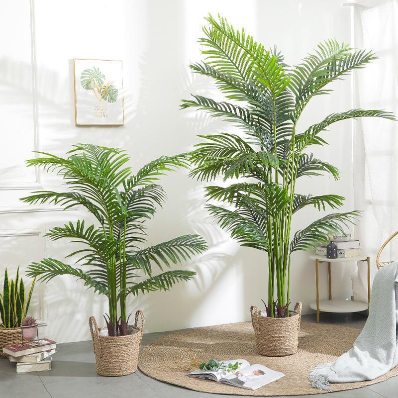 Artificial cola suelta girasol olla Estilo nórdico grande falso verde planta olla sala de estar ventana paisaje decoración piso simulación árbol