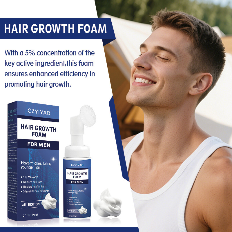 跨境米诺喷雾泡沫剂 hair grow密发护发头疗液头发护理精华慕斯|undefined