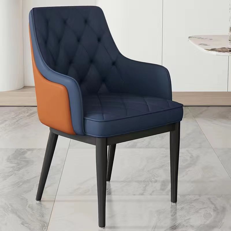 Nordic Light Luxury Dining Chair Home Designer Dining Table Chair High-End Hotel Room Reception Negotiation Chair Desk Mahjong Chair