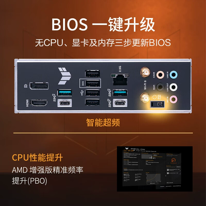 Подходит к материнской плате AMD ASUS TUF GAMIN B650-Plus WiFi AM5 AM5
