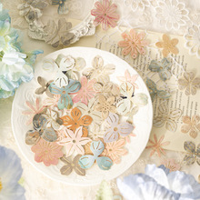 番茄酱少女素材纸 惜花系列 镂空纸质小花手账装饰拼贴打底花卉