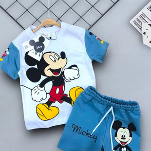 Children's suit ��ͯ���b�ļ����� Short sleeve printing suit