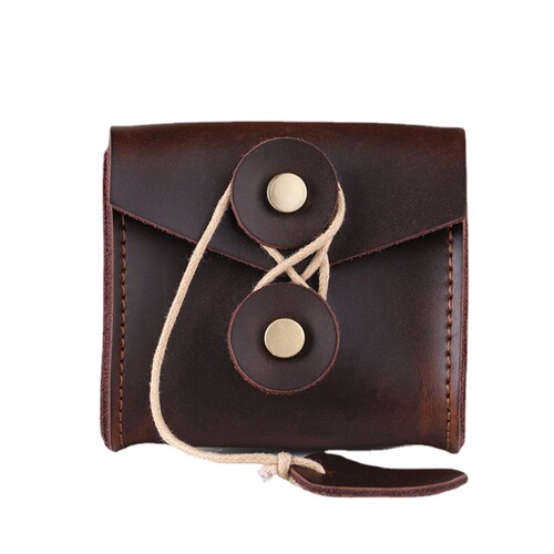 Xia Wireless Bluetooth Headphone Box Genuine Leather Simple Digital Storage Organizing Bag Coin Purse Cowhide Bag