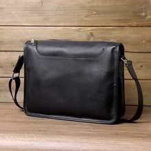 单肩包真皮男士头层牛皮斜挎包韩版休闲简约商务男包包小方包批发