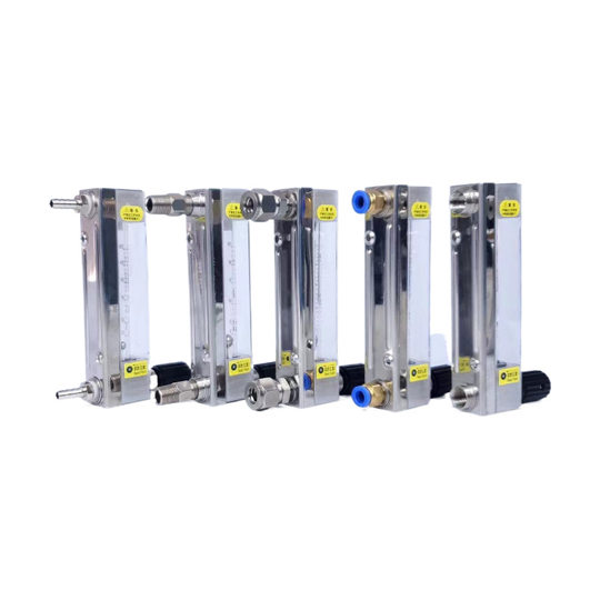 DK800-6F glass tube float flowmeter stainless steel anti-corrosion gas liquid tiny glass rotameter