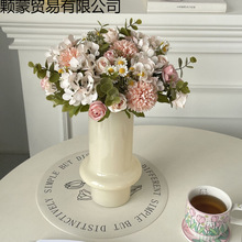 玫瑰甘菊假花花摆设花束玫瑰花装饰花摆件客厅防真室内花厂家