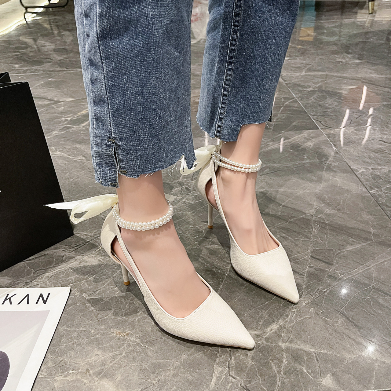 Elegante Spitze Stilettos Für Damen Für Sommer Und Herbst_voghion.com