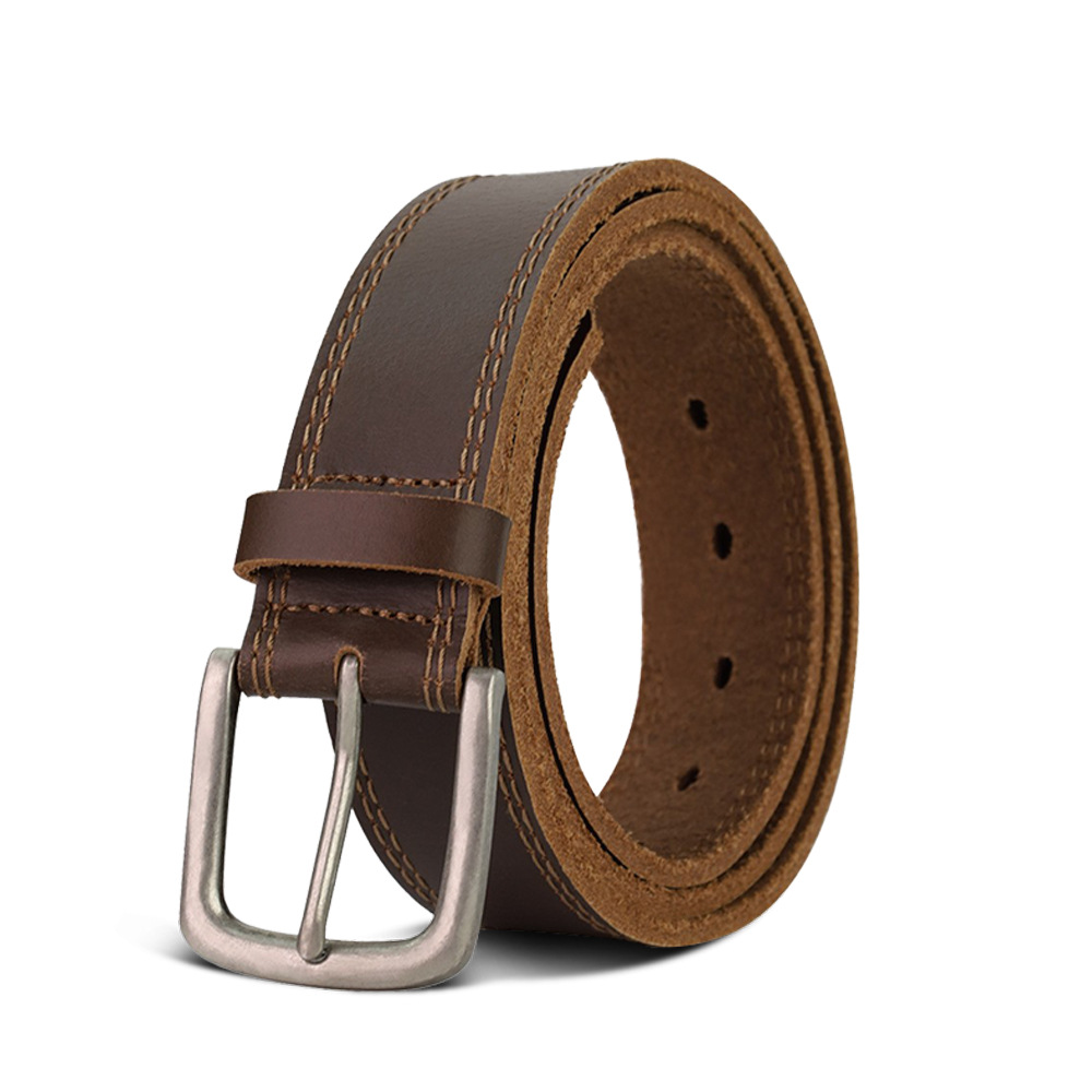 cinturón de hombre cinturón de aguja cinturón de cuero de vaca cinturón de negocios cinturón de cuero pu cinturón al por mayor [enviar perforador]
