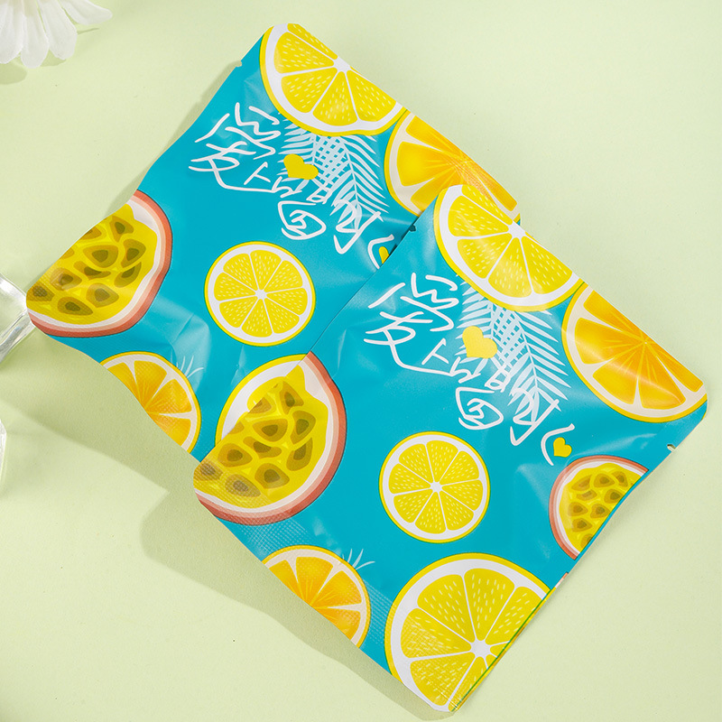 Dried Golden Citrus and Passion Fruit Tea, Dried Young Tangerine and Lemon Slices with Honey Cold Brewed Frozen Pomelo and Fruit Tea