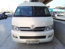 适用于05海狮 HIACE 晴雨挡 不锈钢雨眉 装饰改装遮
