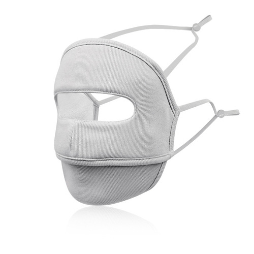 Winter full face warm mask cloth sun protection face kiniga velvet breathable face protection windproof and cold protection cycling mask