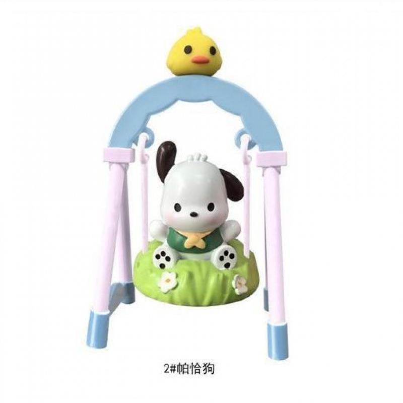 三丽鸥盲盒美乐蒂荡秋千系列潮玩公仔治愈解压桌面小摆件玩偶礼物|undefined