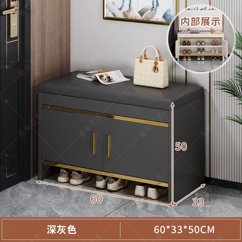 Phnom Penh puerta doble gris oscuro 60cm