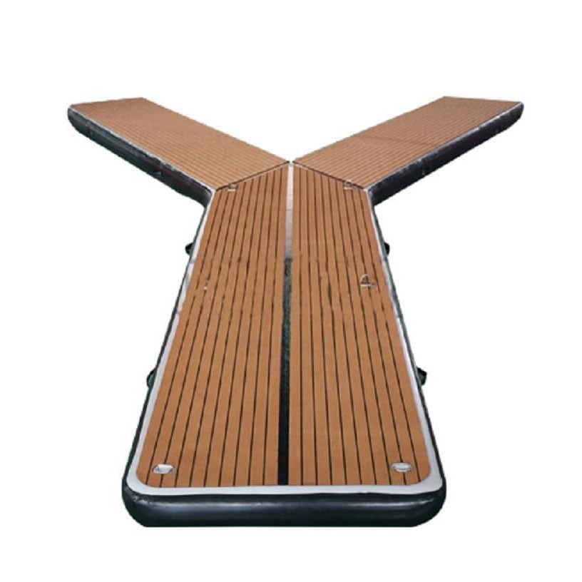 Inflatable Floating PVC Dock Platform 6m x 1.4m Commercial Jet Ski Swim Dock with Pump key features