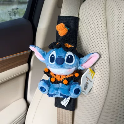 Sürətlər qutusu və əl tormozu başlıqları: Doll Car Seat Belt - shoulder-pads-71-black-linen-genuine-squatting-stitch-halloween-limited-b-pumpkin-scarf-set