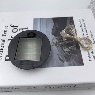 Solar String Lights 7cm Round Battery Box Accessories Plastic Crafts Glass Bottle Ceramic Light Accessories
