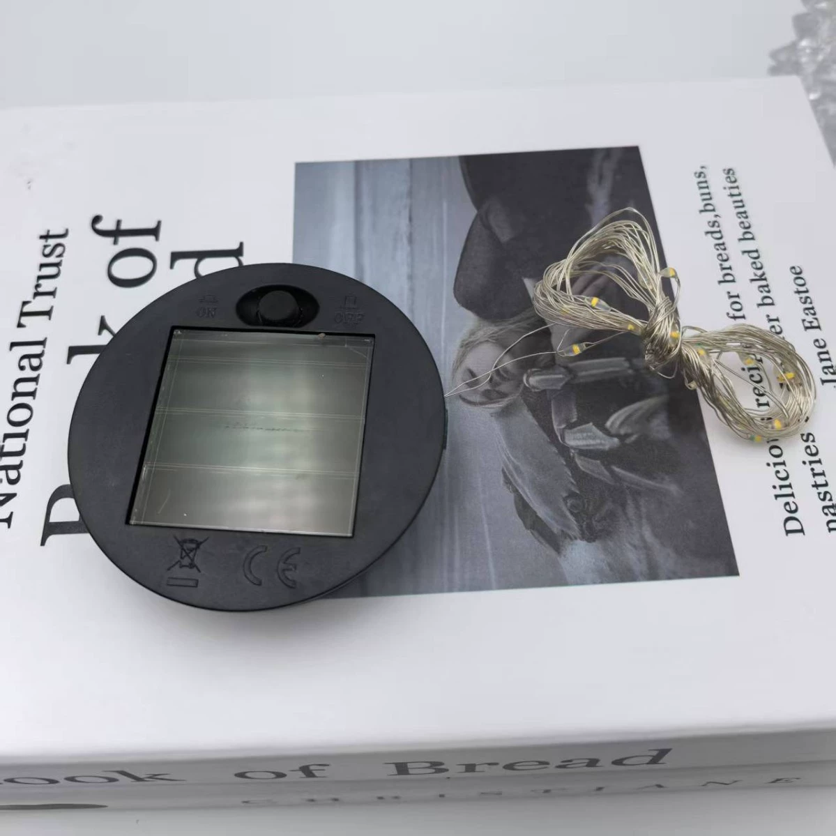 Солнечные гирлянды 7 см, круглый аккумуляторный ящик, аксессуары, пластиковые поделки, стеклянная бутылка, керамические аксессуары для освещения