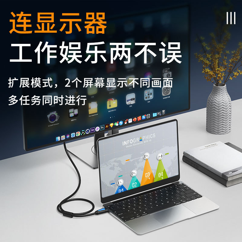 捷森hdmiケーブルのハイビジョンケーブルは2.0テレビのセットトップボックスのコンピュータのノートパソコンのディスプレイの4kデータを接続して延長します。|undefined