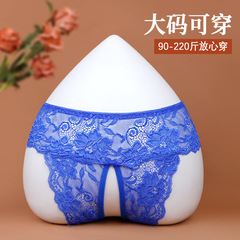 Yan Beiwei wholesale large size sexy thong hot girl underwear women's lace temptation transparent pure lust style 116