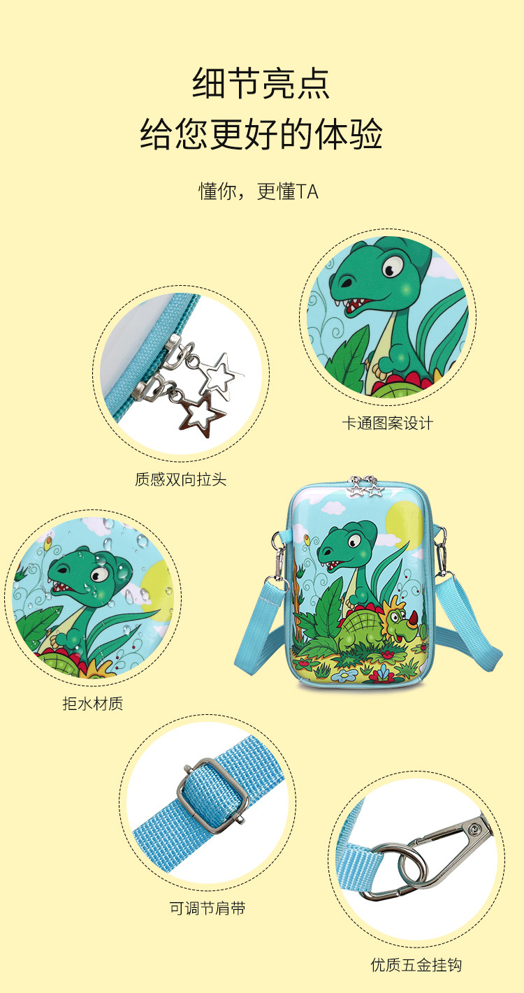 Wholesale of new children's backpacks, cartoon bags, dinosaur backpacks, multi-purpose children's single-shoulder tutorial bags and kindergarten school bags undefined