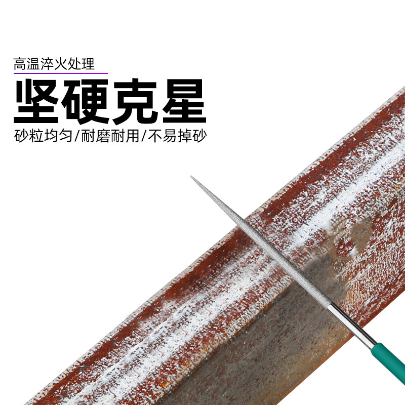 3寸の1品のダイヤモンドの超細い600 # 挫折刀の円形の先の合金の穴の穴のやすりのPTF-103X|undefined