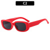 Small square sunglasses, trend glasses solar-powered, European style, suitable for import