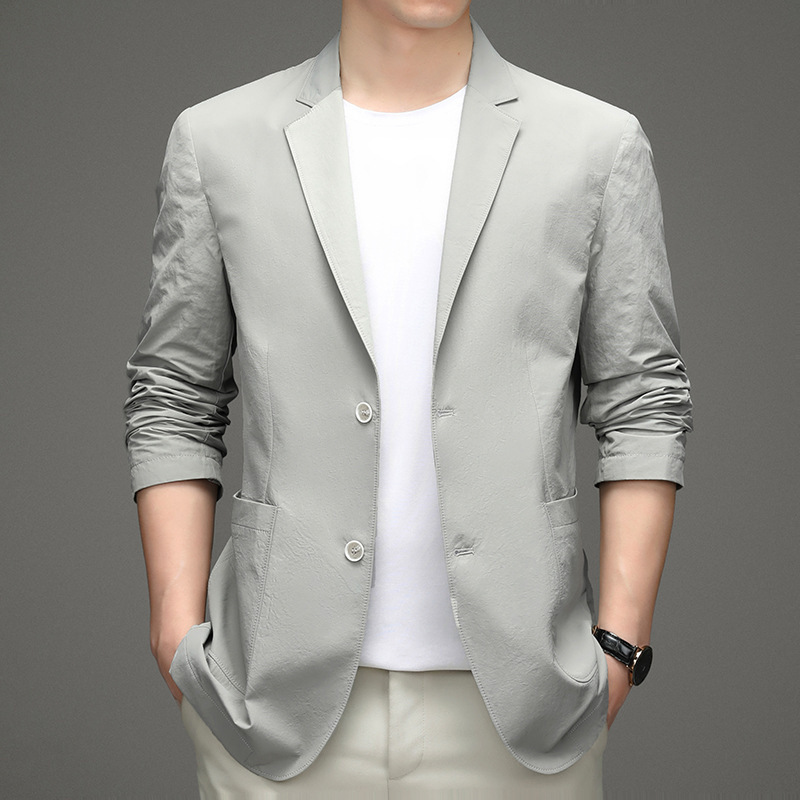 Autumn 2024 New Suit Young and Middle-aged Men's Casual All-match Fashion Suit Trendy Jacket Jacket