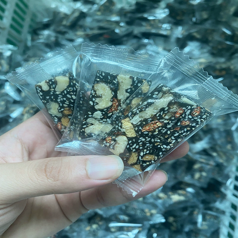 Черный кунжутный орех торт грецкий орех мягкий торт ручной работы ядра грецкого ореха мушмула Красная Дата черный кунжутный торт 30 кг/шт.