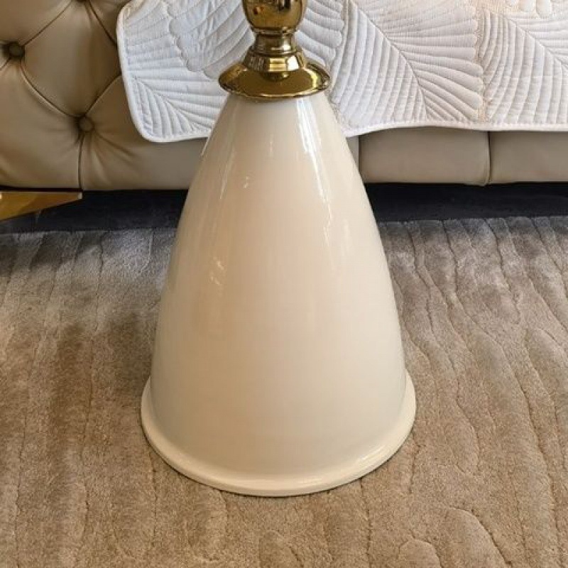 Sofá de lujo ligero mesas redondas laterales mesas de té italianas sala de estar moderna mini balcón creativo redondo simple esquinas pequeñas