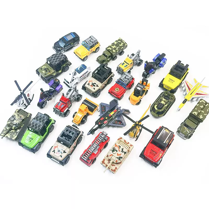 小汽车模型滑行玩具金属工程车城市交通儿童男孩玩具