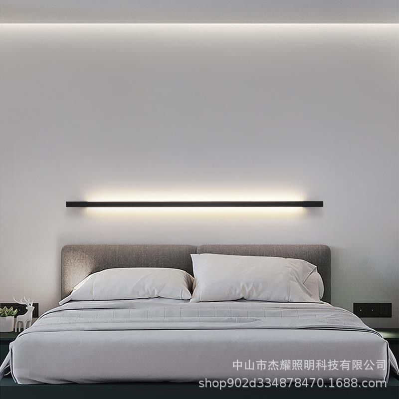 室内跨境氛围把手壁灯创意LED长条线性灯现代简约北欧一字墙壁灯-阿里巴巴
