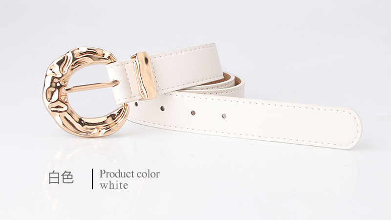 Wholesale Simple Solid Color Metal Pin Buckle Type Belt Nihaojewelry display picture 10