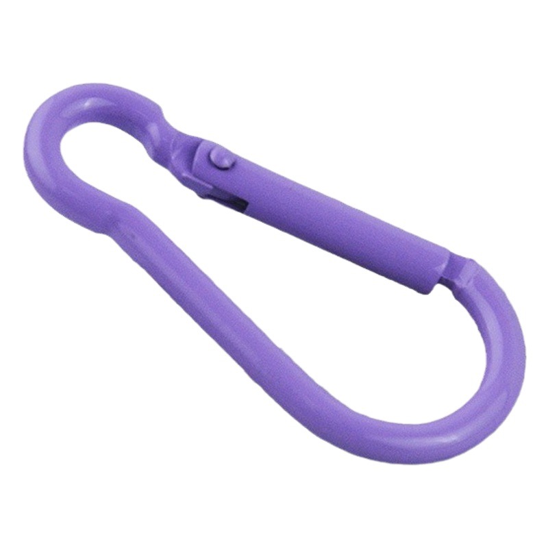 Gourd-Shaped Carabiner Aluminum Alloy Colorful Painted Spray Paint Buckle Gourd Buckle Jewelry Hanging Buckle Accessories Aluminum