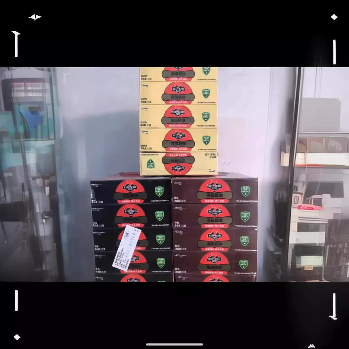 Красная птица лак для обуви 30 г