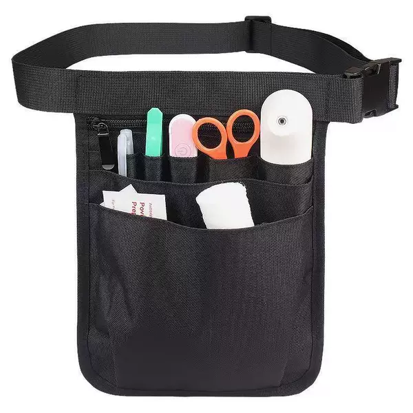 Portable Nurse Kit Bag, Medical Worker Storage Waist Bag, Storage Hanging Bag, Pet Grooming Medical Bag