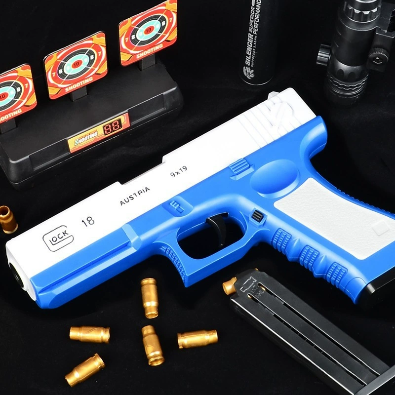 Игрушечное пистолет для мальчиков, мягкие пули, дробовик, Glock