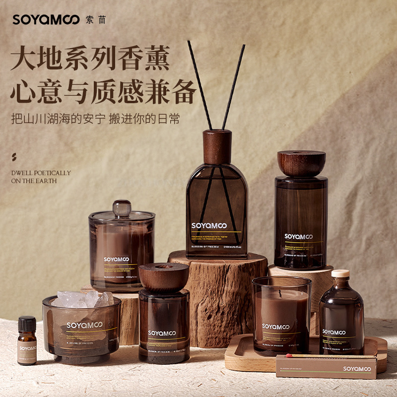 Fireless Aromatherapy Essential Oil Series Gift Box Set Spa Store Healing Fragrance Ornaments Hotel Lobby Earth Fragrance