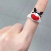 Cartoon trend monster, cute design ring for beloved, new collection