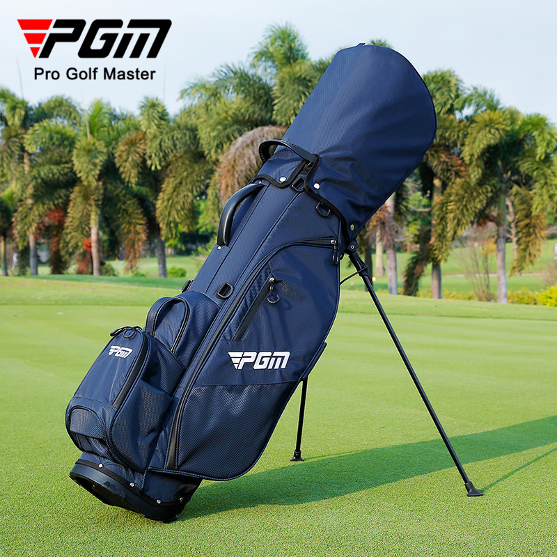 Túi đựng gậy golf PGM chống nước có chân đế gập, kích thước 127x35x35 cm — QB156-Màu đen, QB156-màu xanh đậm, QB156-Màu xám