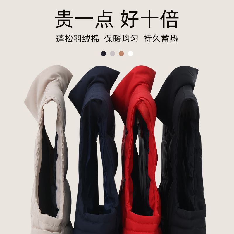 Down waistcoat custom overalls winter thickened cotton company exhibition labor protection waistcoat men's custom LOGO